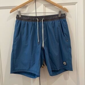Vuori Blue Lined Shorts—Pockets—Great Fabric & Style—Excellent Condition—Size M
